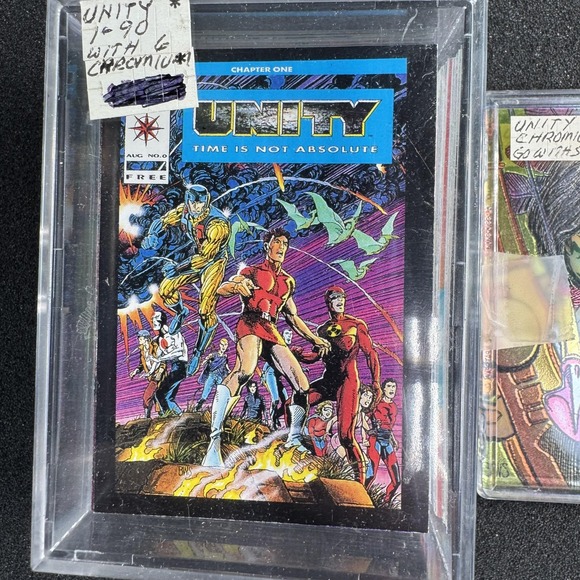 Valiant Unity Time Is Not Absolute Trading Card Set 1-90 + 6‎ Chromium Chase - Picture 3 of 10